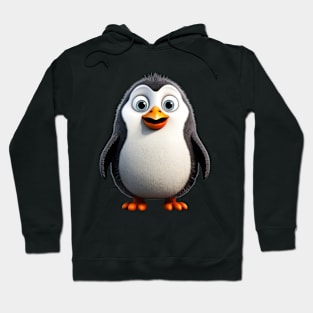 Cute Animal Characters Art 9 -penguin- Hoodie